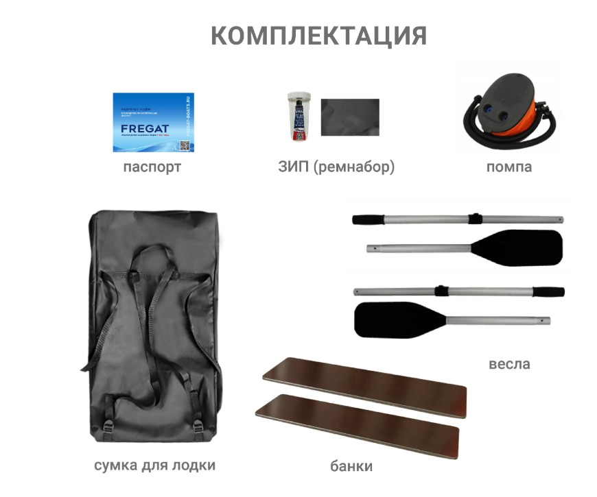 Лодка ПВХ Фрегат М-5 У