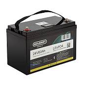 Литиевый тяговый аккумулятор Gelbert LiFePO4 (24V/60Ah/80A/1,440Wh) BT/Display