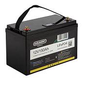 Литиевый тяговый аккумулятор Gelbert LiFePO4 (12V/150Ah/150А/1,800Wh) [6-EVF-150] Bluetooth