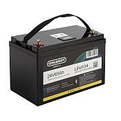 Литиевый тяговый аккумулятор Gelbert LiFePO4 (24V/65Ah/65A/1,560Wh) BT/Display