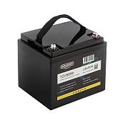 Литиевый тяговый аккумулятор Gelbert LiFePO4 (12V/50Ah/50A/600Wh) [6-GFM-38]