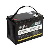 Литиевый тяговый аккумулятор Gelbert LiFePO4 (24V/100Ah/120А/2,400Wh) Bluetooth