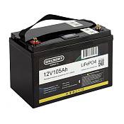 Литиевый тяговый аккумулятор Gelbert LiFePO4 (12V/105Ah/100А/1,260Wh) [ 6-EVF-100] Bluetooth